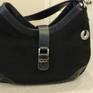 The Sak Black knit purse